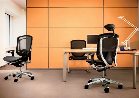 صندلی اداری پشتی قابل تنظیم با انعطاف نشستن با کیفیت ضمانت شده